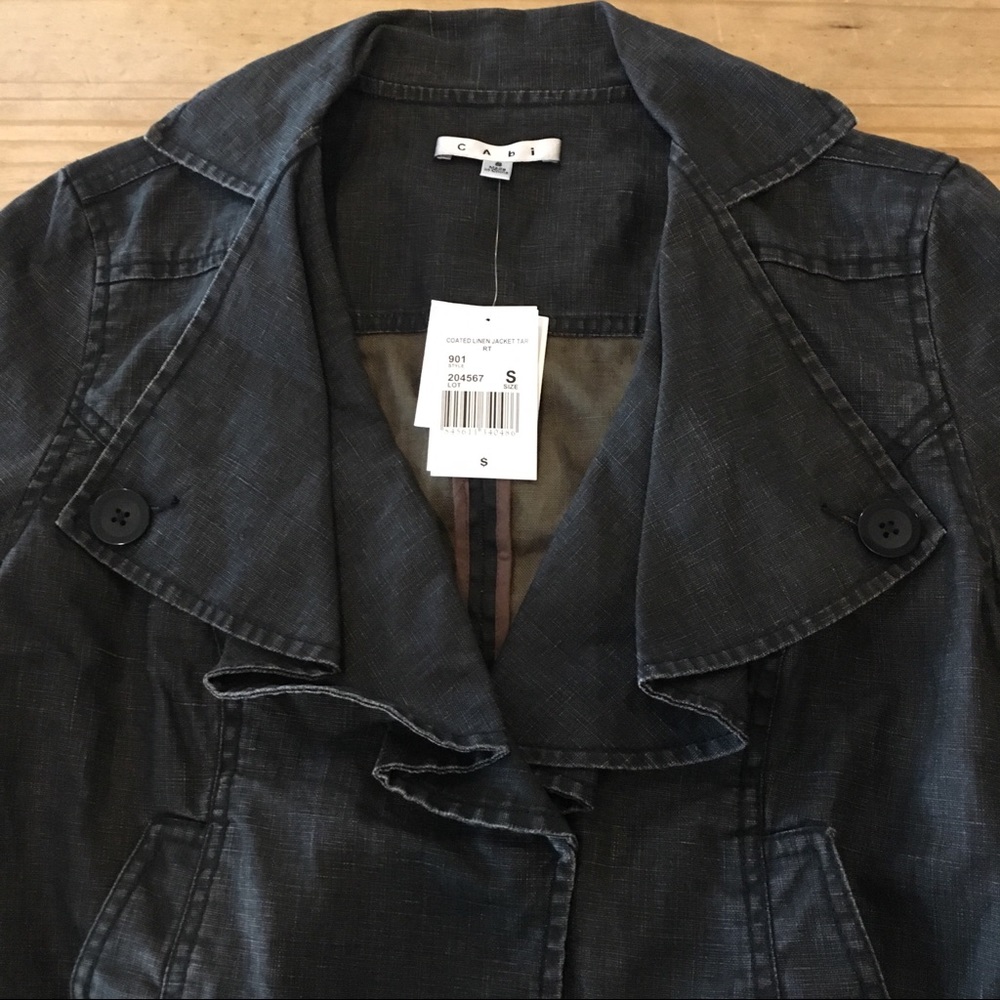 CABI Linen Jacket - Picture 4 of 6